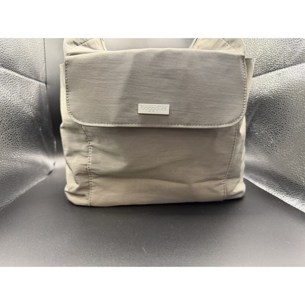 Baggalinni Bag Satchel Hobo Purse Shoulder Handbag Travel Pockets gray